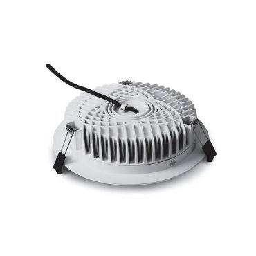 ONE Light Bathroom Downlights - Einbaustrahler - Ø 228 mm, Ø 210 mm Einbaumaß - 25W LED inkl. - IP54 - weiß - weiße Lichtfarbe