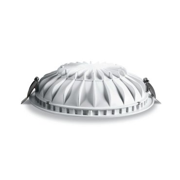 ONE Light Dark Light Dome Reflector - Einbaustrahler - Ø 225 mm, Ø 210 mm Einbaugröße - inkl. 22W LED - weiß - Lichtfarbe weiß