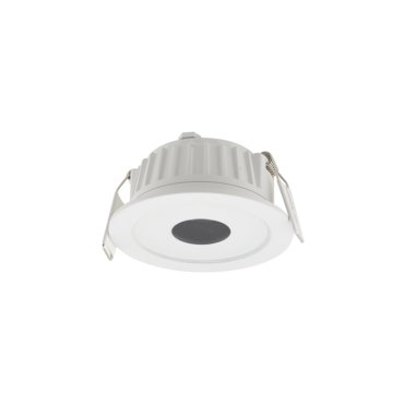 Maxlight Plasma - Einbaustrahler - Ø 92 mm, Ø 80 mm Einbaumaß - 13W LED inkl. - IP54 - schwarz