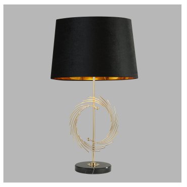 Searchlight Roman - Tischleuchte - 56 cm - schwarz und gold