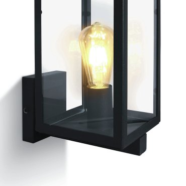 ONE Light Romantic Outdoor - Außenwandleuchte - 16 x 21 x 30 cm - IP43 - schwarz