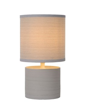 Lucide Greasby - Tischleuchte - 26cm - grau