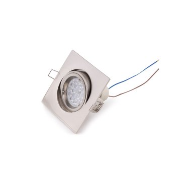 Maxlight - Einbaustrahler - 95 x 95 mm, Ø 80 mm Einbaugröße - Chrom
