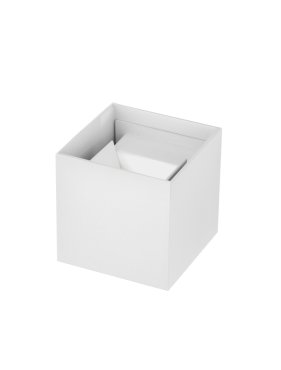 Nova Luce Epic - Außenwandleuchte - 15 x 15 x 15 cm -  2x 10W LED inkl. - IP54 - Weiß