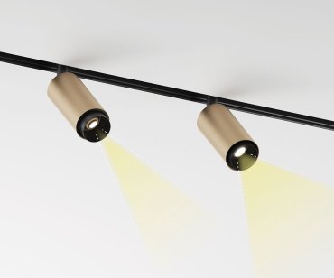 VK Lighting Eiva - magnetisches Schienensystem - Schienenstrahler mit Zoom - Ø 4,5 x 9 cm - 15W LED inkl. - DALI dimmbar - schwarz