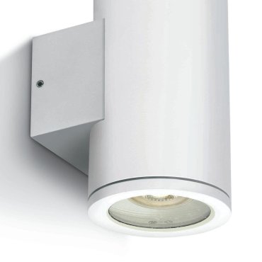 ONE Light GU10 Outdoor - Außenwandleuchte - 8 x 17,3 cm - IP54 - weiß