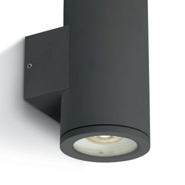 ONE Light GU10 Outdoor - Außenwandleuchte - 8 x 17,3 cm - IP54 - anthrazit