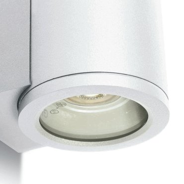 ONE Light GU10 Outdoor - Außenwandleuchte - 8 x 9 cm - IP54 - weiß