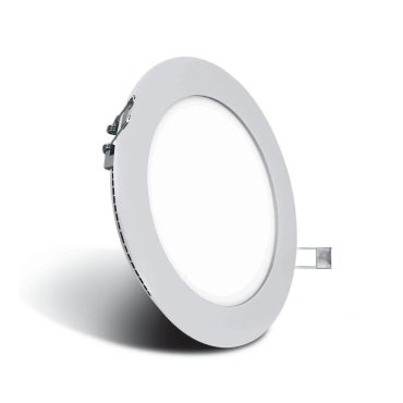 ONE Light Round Recessed Panels - Deckeneinbauleuchten - Ø 22,3 x 2,2 cm - 18W LED inkl. - IP40 - weiß - warmweiße Lichtfarbe