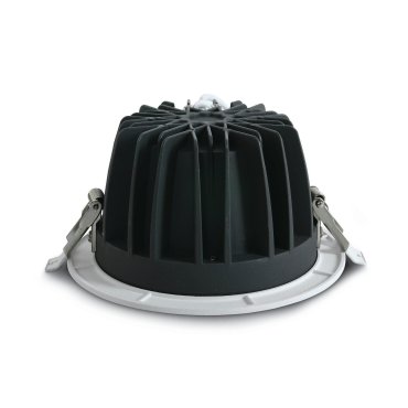 ONE Light COB Downlight Range - Einbaustrahler - Ø 170 mm, Ø 145 mm Einbaugröße - inkl. 20W LED - weiß - Lichtfarbe weiß