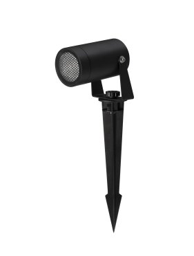 Nova Luce Destry – Bodenspot auf Spike - Ø 5,5 x 30 cm - IP54 - dunkel anthrazit