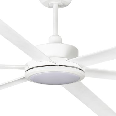 Faro Rotterdam 30 XXL – deckenventilator mit licht und fernbedienung – Ø 300 cm – 32W LED inkl. – matt weiß