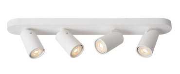 Lucide Xyrus 4 - Aufbaustrahler - 60 x 9 x 12,5 cm - 4 x 5W dimmbare LED inkl. - dimmbar bis warm - weiß
