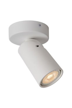 Lucide Xyrus - Aufbaustrahler - 9 x 12,5 x 9 cm - 5W dimmbare LED inkl. - dimmbar bis warm - weiß