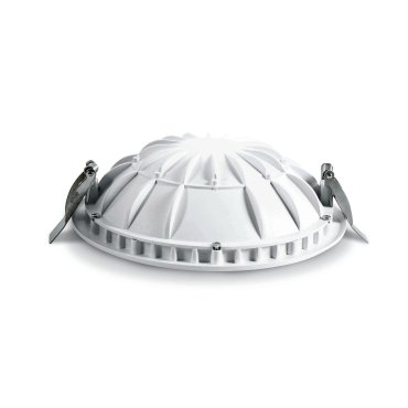 ONE Light Dark Light Dome Reflector - Deckeneinbauleuchte - Ø 17 x 5 cm - 16W LED inkl. - weiß - warmweiße Lichtfarbe