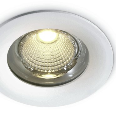 ONE Light Outdoor/Bathroom Range - Einbaustrahler - Ø 110 mm, Ø 100 mm Einbaumaß - 15W LED inkl. - IP65 - weiß - Lichtfarbe warmweiß