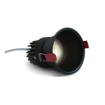 ONE Light Dark Light Pro Range - Einbaustrahler - Ø 92 mm, Ø 82 mm Einbaumaß - inkl. 15W LED - schwarz