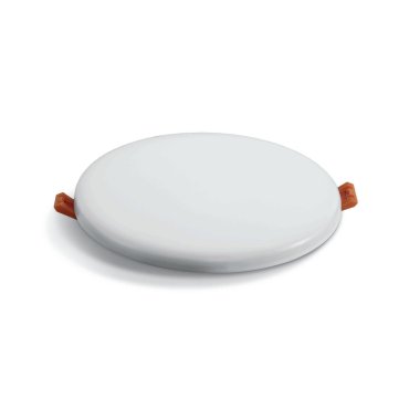 ONE Light Frameless Range - Deckeneinbauleuchte - Ø 15,5 x 2,2 cm - 15W LED inkl. - IP65 - weiß - warmweiße Lichtfarbe