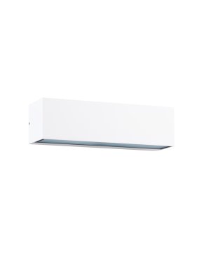 Nova Luce Flora - Außenwandleuchte - 23 x 6,5 x 6,5 cm - 10W LED inkl. - IP54 - Sand Weiß