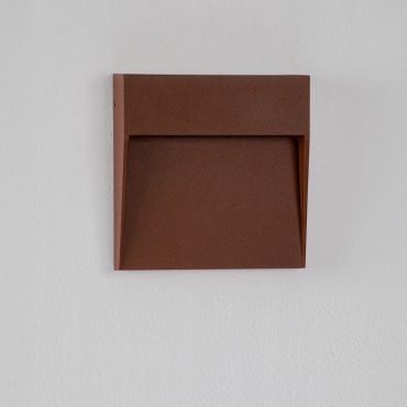 Nova Luce Fem - Außenwandleuchte - Ø 16 x 16 x 2,7 cm - 5W LED inkl. - IP54 - corten