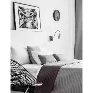 Nova Luce Madison - Wandleuchte mit Schalter - 8 x 8 x 32 cm - 3W LED inkl. - Chrom