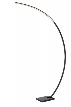 Lucide Curve - Stehleuchte - 140,4 x 22 x 192 cm - 15W LED mit Dimmfunktion inkl. - schwarz