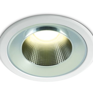 ONE Light Dark Light Project Range - Einbaustrahler - Ø 170 mm, Ø 150 mm Einbaumaß - 18W LED inkl. - IP54 - weiß - Lichtfarbe warmweiß