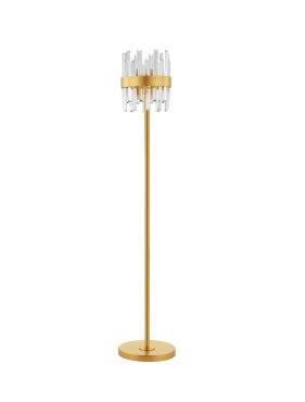 Nova Luce Crown - Stehleuchte - Ø 25 x 150 cm - Gold satiniert
