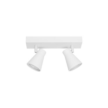 Nova Luce Dublin - Aufbaustrahler 2L - 24,5 x 5,5 x 15 cm - sandweiß