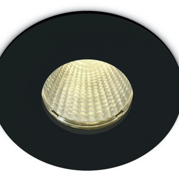 ONE Light COB Bathroom High Power - Einbaustrahler - Ø 83 mm, Ø 70 mm Einbaumaß - 12W LED inkl. - IP65 - schwarz