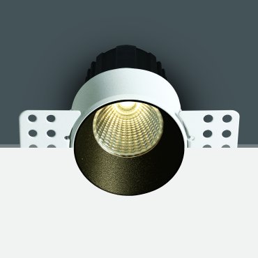 ONE Light Trimless Mini Range - Einbaustrahler - Ø 64 mm, Ø 70 mm Einbaumaß - 12W dimmbare LED inkl. - schwarz