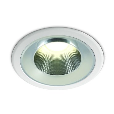 ONE Light Dark Light Project Range - Einbaustrahler - Ø 115 mm, Ø 95 mm Einbaumaß - 10W LED inkl. - IP54 - weiß - weiße Lichtfarbe