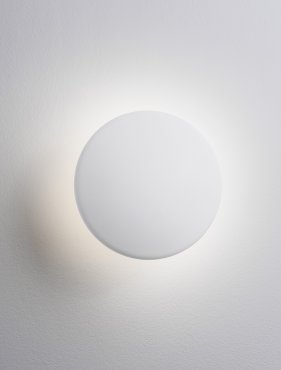 Nova Luce Onut - wandleuchte - Ø 17 x 12 cm - 14W LED inkl. - Weiß