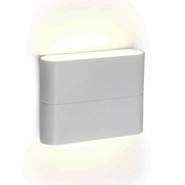 ONE Light Outdoor Slim Range - Außenwandleuchte - 11,5 x 9 x 2,8 cm - 2 x 3W LED inkl - IP54 - weiß