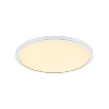 Nordlux Oja - Deckenleuchte - Ø 29,4 x 2,3 cm - 3 Stufen Dimmer (2700K) - 18W LED inkl. - weiß