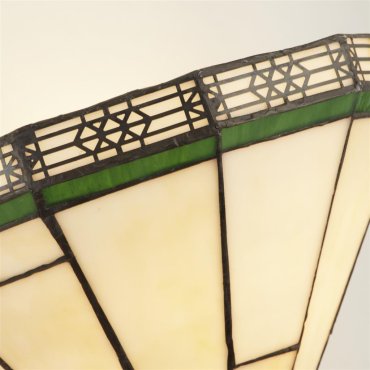 Searchlight New York - Wandleuchte - 30,5 x 18 cm - Messing antik