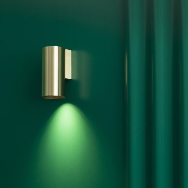 Faro Stan - Wandleuchte - 6 x 7,2 x 12,5 cm - satiniertes Gold