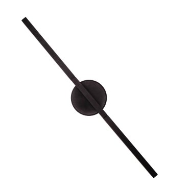 Maxlight Merano - Wandleuchte - 8 x 8 x 45 cm - 10W LED inkl - schwarz