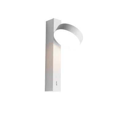 VK Lighting Lopi  - Leselampe mit Schalter - Ø 9,8 x 29,8 cm - 8W LED inkl. - Weiß