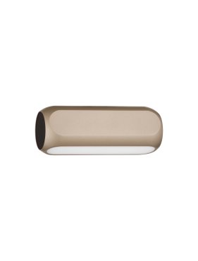 Nova Luce Elli - Deckenleuchte - 17 x 6 cm - 11W dimmbar  LED inkl. - Mokka Kaffee und matt schwarz