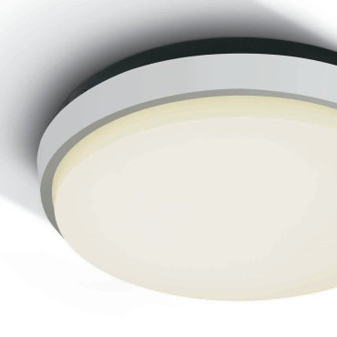 ONE Light Outdoor Slim LED - Außen-Deckenleuchte - Ø 23,8 x 4,6 cm - 20W LED inkl. - IP54 - weiß