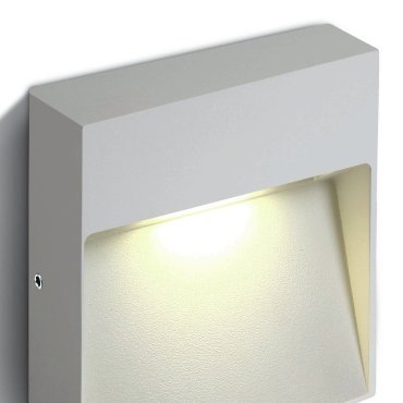 ONE Light Square Indoor/Outdoor Wall Dark Lights - Außenwandleuchten - 21.2 x 21.2 x 3.6 cm - 9W LED inkl - IP54 - weiß