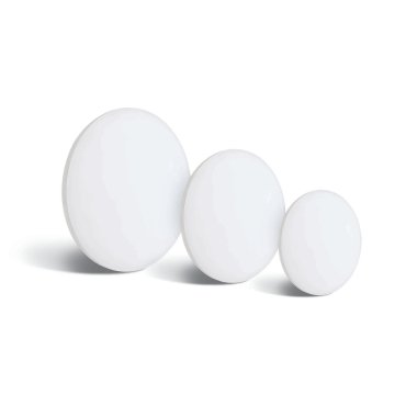 ONE Light Floating Panels Range - Deckeneinbauleuchte - Ø 12 x 2,4 cm - 10W LED inkl. - weiß - warmweiße Lichtfarbe
