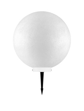 Nova Luce Moon - Gartenpfosten auf Erdspieß - Ø 40 x 40 cm - IP65 - Weiß