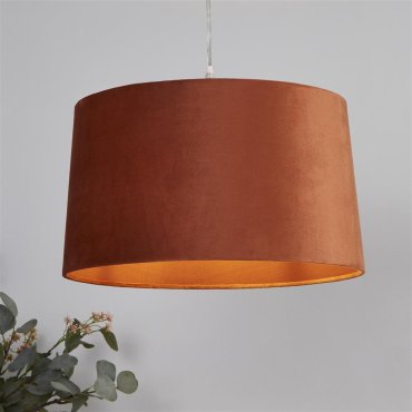 Lampenschirm Tambour Searchlight - Ø 40 x 25 cm - orange