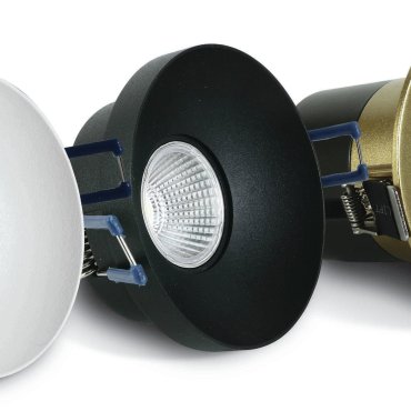 ONE Light 8W Range - Einbaustrahler - Ø 81 mm, Ø 68 mm Einbaumaß - 8W LED inkl. - schwarz