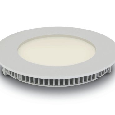 ONE Light Round Recessed Panels - Einbaustrahler - Ø 120 mm, Ø 108 mm Einbaumaß - 8W LED inkl. - IP40 - weiß - weiße Lichtfarbe