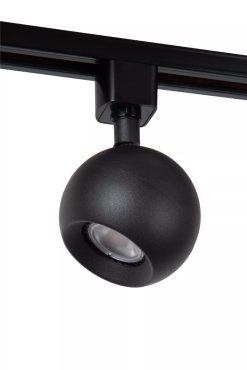 Lucide Track Favori track spot - 1-Phasen-Schienensystem - Ø 9 x 12,8 cm - schwarz