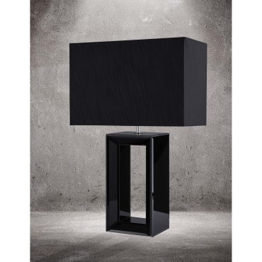 Searchlight Mirror - Tischleuchte - 58 cm - schwarz