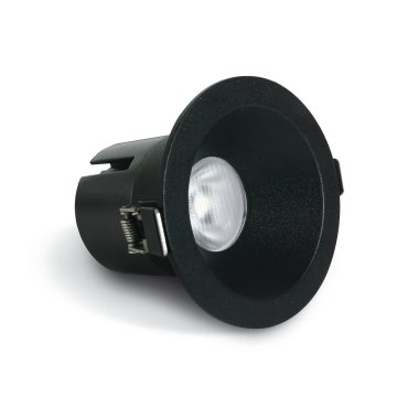 ONE Light 8W Range - Einbaustrahler - Ø 88 mm, Ø 73 mm Einbaumaß - 8W LED inkl. - schwarz